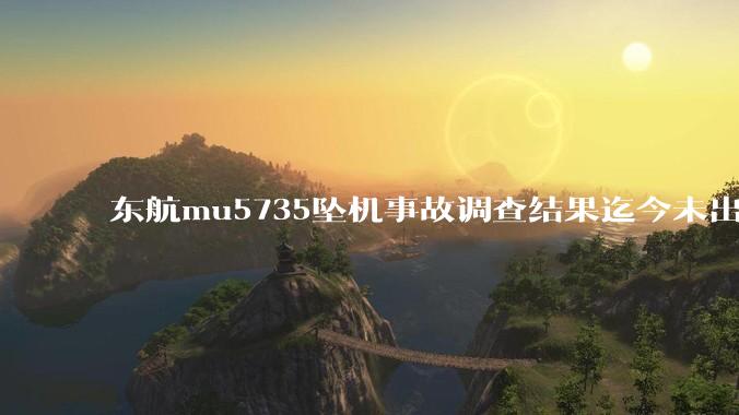 东航mu5735坠机事故调查结果迄今未出炉正常吗？为什么？